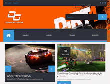 Tablet Screenshot of dominusgaming.com